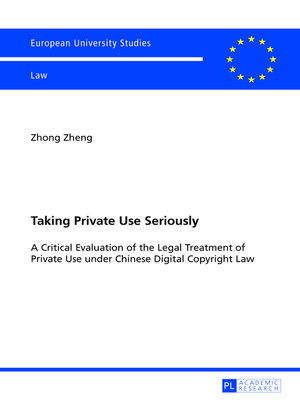 cover image of Taking Private Use Seriously